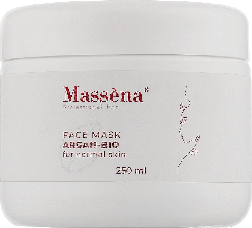 Massena Живильна маска для обличчя Face Mask Argan-Bio For Normal Skin - фото N1