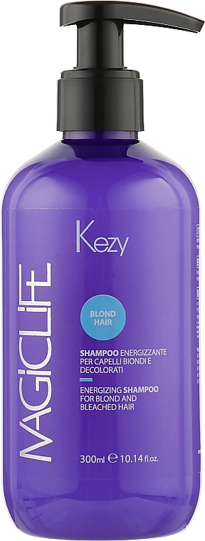 Kezy Шампунь зміцнювальний для світлого та знебарвленого волосся Magic Life Energizzante Shampoo - фото N1