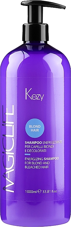 Kezy Шампунь зміцнювальний для світлого та знебарвленого волосся Magic Life Energizzante Shampoo - фото N3
