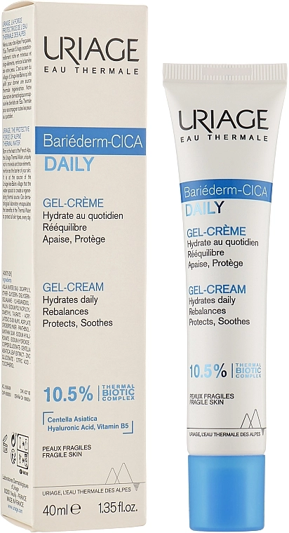 Uriage Дневной гель-крем для лица Bariederm Cica Daily Gel-Creme - фото N2