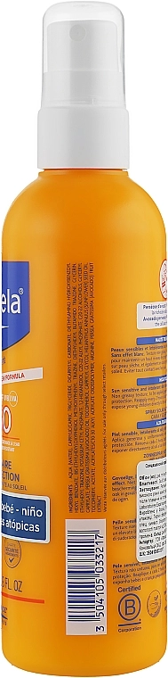 Mustela Солнцезащитный спрей для лица и тела Bebe High Protection Sun Spray SPF 50 - фото N3