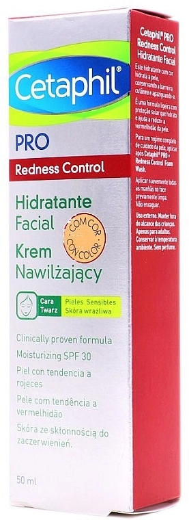 Cetaphil Денний зволожувальний крем для обличчя SPF 30 Pro Redness Control Daily Facial Moisturizer Cream - фото N3