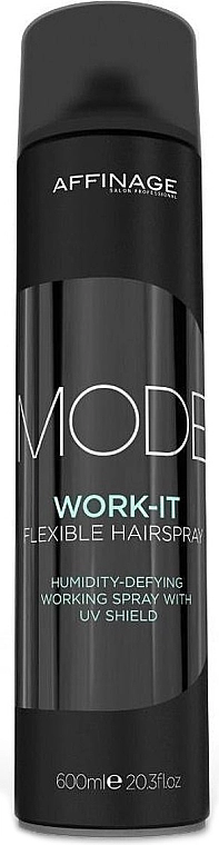 Affinage Эластичный лак для волос Mode Work It Flexible Hairspray - фото N2