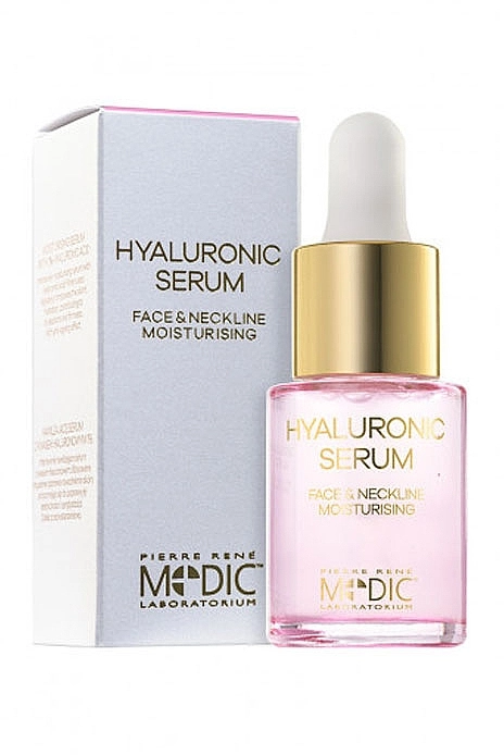 Pierre Rene Сыворотка для лица с гиалуроновой кислотой Medic Laboratory Hyaluronic Serum Face & Neckline Moisturising - фото N1