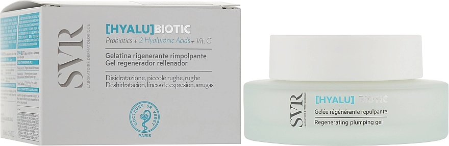 SVR Восстанавливающий гель для лица Hyalu Biotic Regenerating Plumping Gel - фото N2