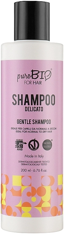 PuroBio Cosmetics Шампунь для волос For Hair Gentle Shampoo - фото N1