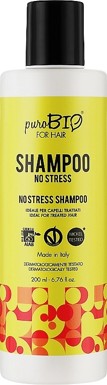 PuroBio Cosmetics Шампунь для волос For Hair No Stress Shampoo - фото N1