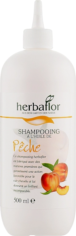 Herbaflor Шампунь для волосся з персиком Peach Shampoo - фото N1