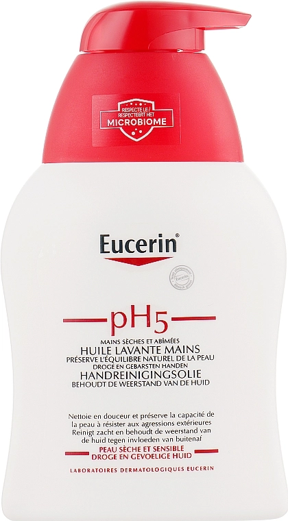 Eucerin Очищающее масло для рук pH5 Hand Wash Oil - фото N1