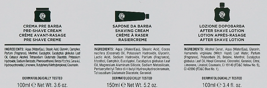 Proraso Набір Classic Full Shaving Metal Box (cr/100ml + sh/cr/150ml + ash/cr/100ml + brush + glass) - фото N5