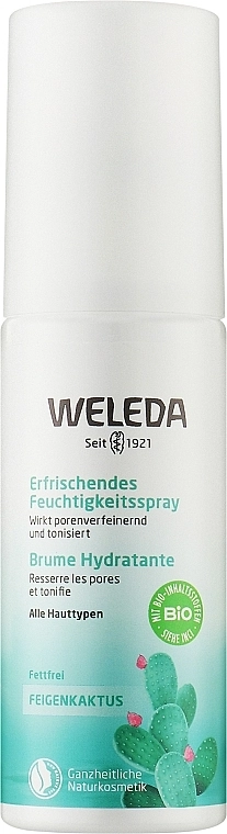 Weleda Спрей-мист увлажняющий для лица "Кактус. Опунция" Moisturizing Mist - фото N1