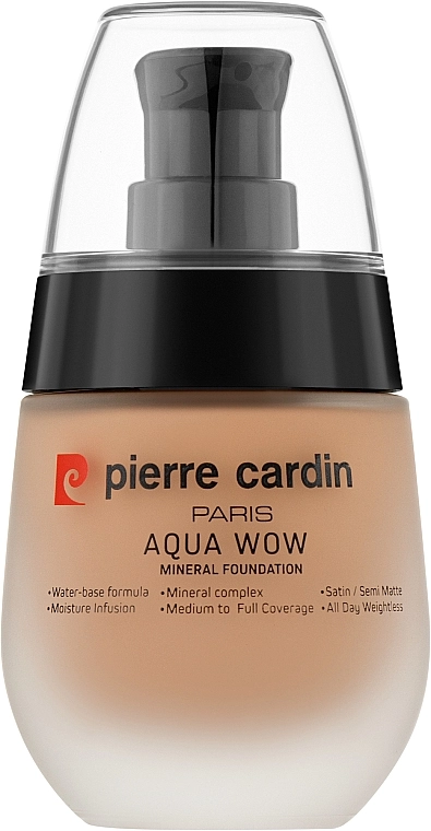 Pierre Cardin Aqua Wow Mineral Foundation Тональна основа для обличчя - фото N1