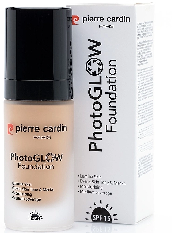 Pierre Cardin Photo Glow Foundation Тональна основа для обличчя - фото N1