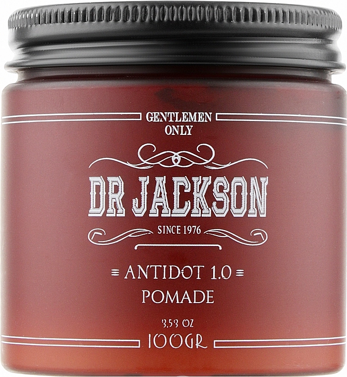 Dr Jackson Classic Styling Pomade, Medium Hold Gentlemen Only Old School Barber Antidot 1.0 Pomade - фото N1