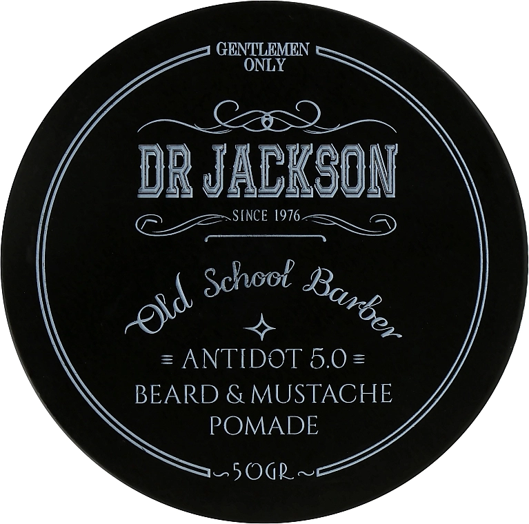 Dr Jackson Воск для бороды и усов Gentlemen Only Old School Barber Antidot 5.0 Beard & Mustache Pomade - фото N1