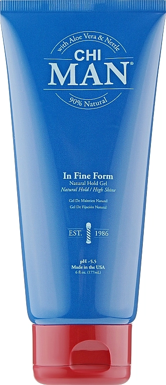 CHI Гель-блеск для естественной фиксации Man In Fine Form Natural Hold Gel - фото N1