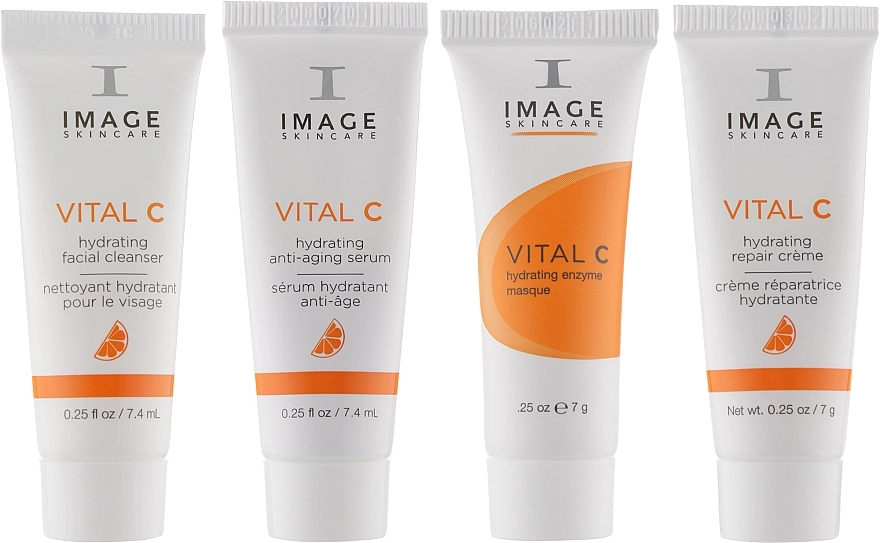 Image Skincare Набор Vital C (f/mask/7.4ml + cleanser/7.4ml + f/cr/7.4ml + ser/7.4ml) - фото N2