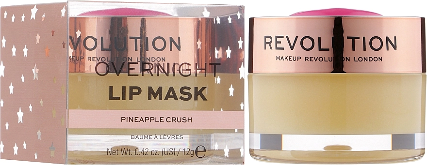 Makeup Revolution Бальзам-маска для губ "Ананасовый сок" Kiss Lip Balm Pineapple Crush - фото N2