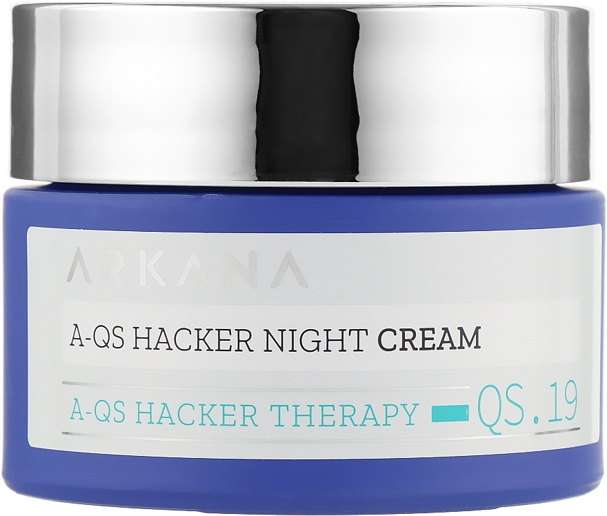 Arkana Нічний крем проти акне з гіалуроновою кислотою A-QS Hacker Therapy Night Cream - фото N1