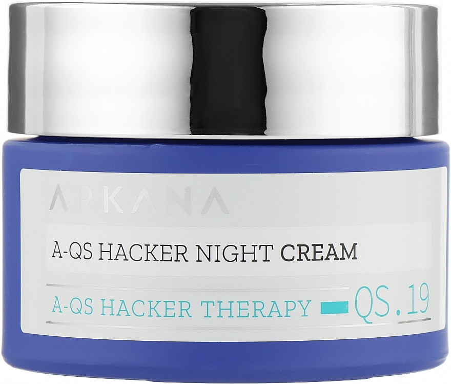 Arkana Ночной крем против акне с гиалуроновой кислотой A-QS Hacker Therapy Night Cream - фото N1