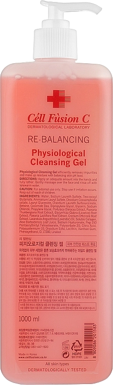 Cell Fusion C М'який очищувальний гель для будь-якого типу шкіри Physiological Cleansing Gel - фото N1