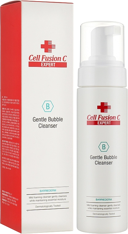 Cell Fusion C Нежная очищающая пенка для сухой кожи Expert Gentle Bubble Cleanser - фото N2