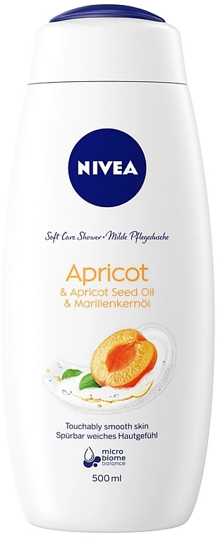 Nivea Гель-уход для душа "Абрикос и масло абрикосовых косточек" Apricot Shower Gel - фото N1
