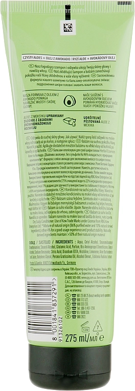 Herbal Essences Бальзам-ополіскувач без сульфатів Pure Aloe + Avocado Oil Dry Scalp Conditioner - фото N2