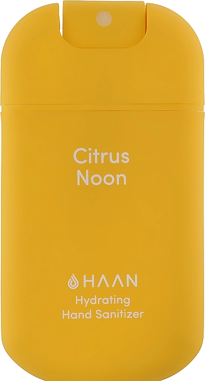 HAAN Очищувальний і зволожувальний спрей для рук "Освіжальний лимон" Hand Sanitizer Citrus Noon - фото N1
