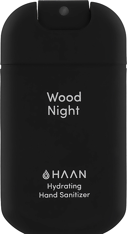 HAAN Очищающий и увлажняющий спрей для рук "Древесный акцент" Hand Sanitizer Wood Night - фото N1