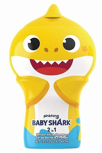 Air-Val International Шампунь-гель для душа 2D Baby Shark Shower Gel & Shampoo 2D - фото N1