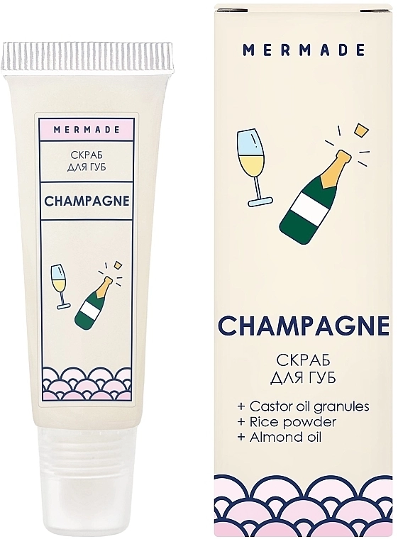 Mermade Скраб для губ Champagne - фото N1