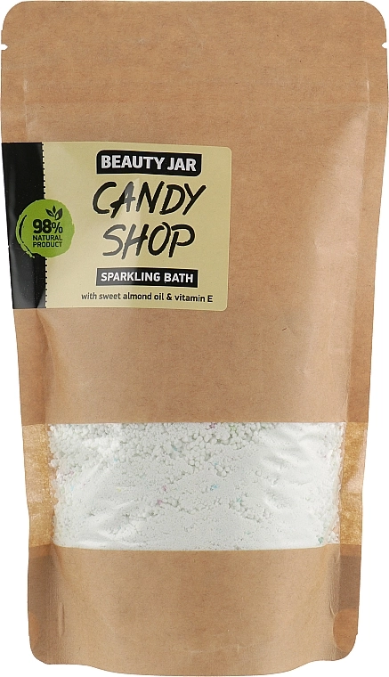 Beauty Jar Шипучая ванночка с маслом сладкого миндаля и витамином Е Candy Shop Sparkling Bath - фото N1