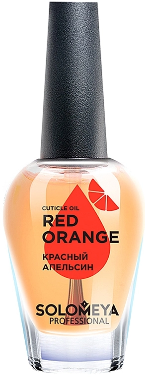 Solomeya Масло для кутикулы и ногтей с витаминами "Красный апельсин" Cuticle Oil Red Orange - фото N1