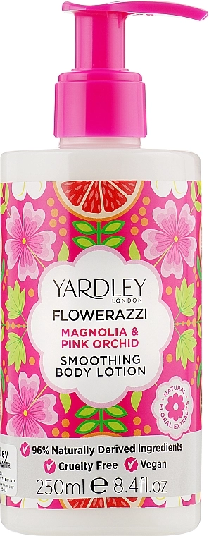 Yardley Лосьон для тела Flowerazzi Magnolia & Pink Orchid Smoothing Body Lotion - фото N1