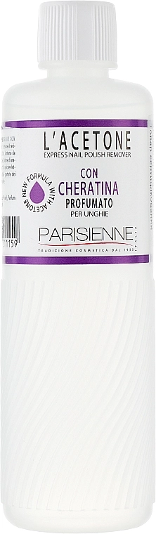 Parisienne Italia Жидкость для снятия лака с ацетоном и кератином L'acetone Express Nail Polish Remover With Keratin - фото N1