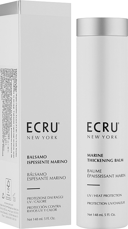 ECRU New York Бальзам для стайлінгу волосся "Потовщувальний, морський" Marine Thickening Balm - фото N2