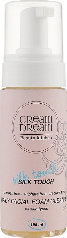 Cream Dream beauty kitchen Мягкая пена-мусс для умывания без сульфатов и ароматизаторов Cream Dream Daily Facial Foam Cleansing - фото N1