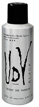 Ulric de Varens UDV Black Deodorant Дезодорант-антиперспирант - фото N1