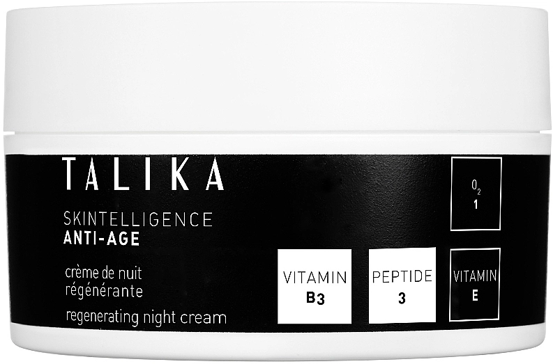 Talika Антивіковий відновлювальний нічний крем для обличчя Skintelligence Anti-Age Regenerating Night Cream - фото N1