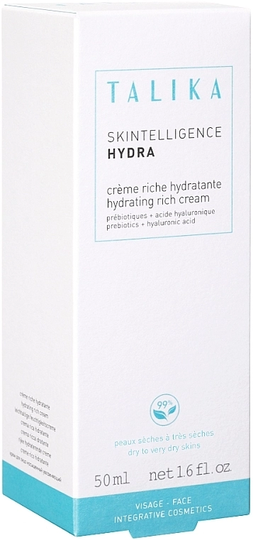 Talika Увлажняющий насыщенный крем для лица Skintelligence Hydra Hydrating Rich Cream - фото N3