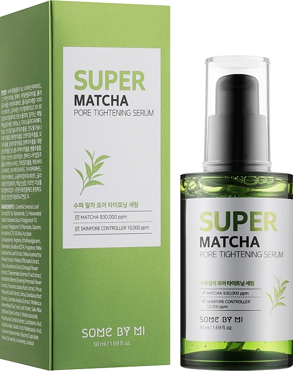 Some By Mi Сыворотка для сужения пор Super Matcha Pore Tightening Serum - фото N3