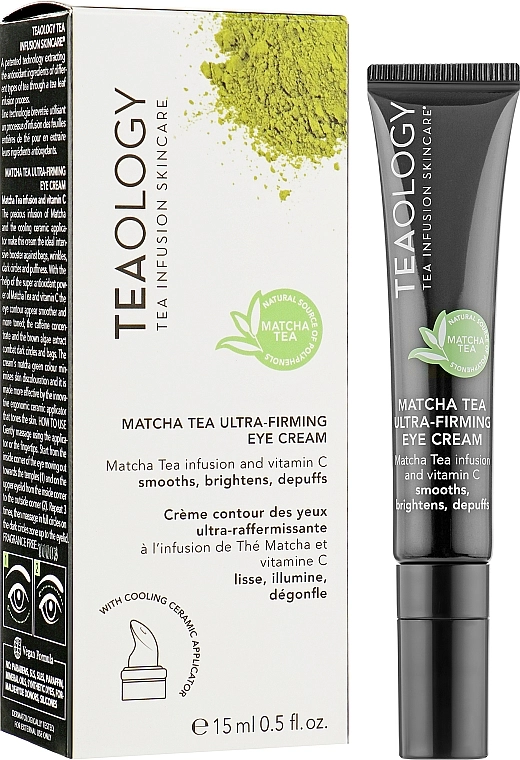 Teaology Укрепляющий крем для зона вокруг глаз с экстрактом матчи Matcha Tea Ultra-Firming Eye Cream - фото N2