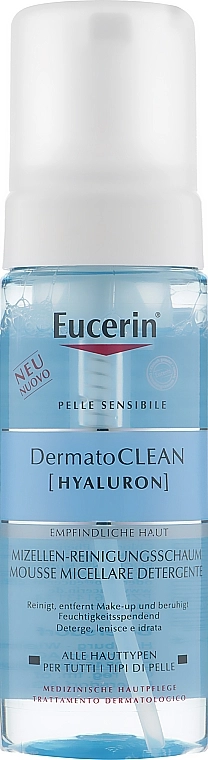 Eucerin Мицеллярная очищающая пенка DermatoClean - фото N1