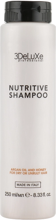 3DeLuXe Шампунь для сухого й пошкодженого волосся Nutritive Shampoo - фото N1