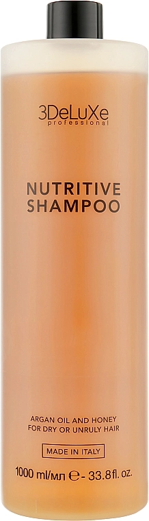 3DeLuXe Шампунь для сухого й пошкодженого волосся Nutritive Shampoo - фото N3