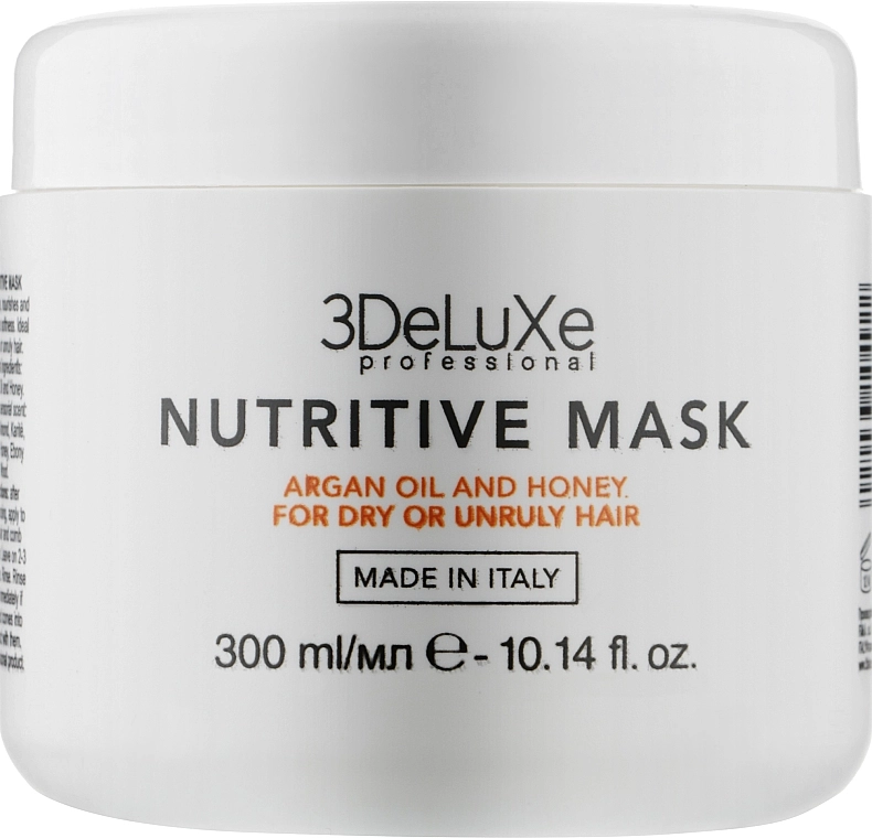 3DeLuXe Маска для сухого й пошкодженого волосся Nutritive Mask - фото N1