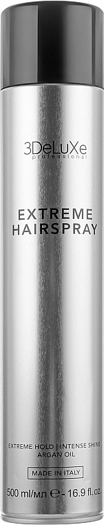 3DeLuXe Лак екстрасильної фіксації Extreme Hairspray - фото N1