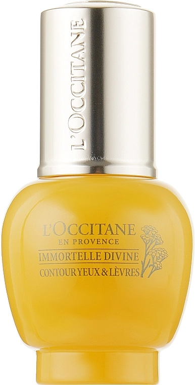 L'Occitane Флюїд для шкіри навколо очей і губ Immortelle Divine Eyes And lips Fluid - фото N1