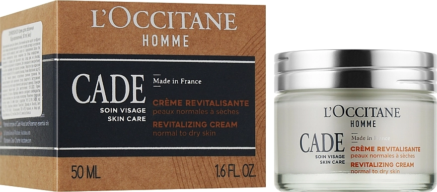 L'Occitane Восстанавливающий крем для лица Cade Revitalizing Cream - фото N2